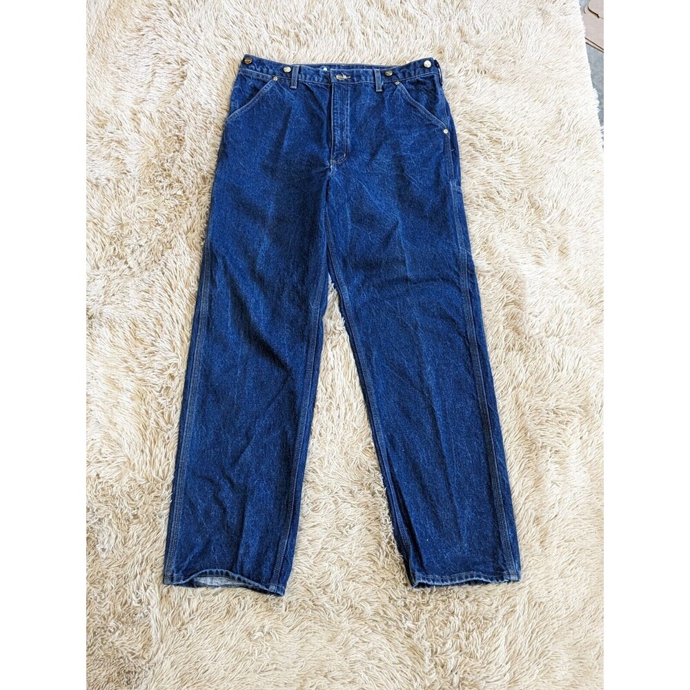 Deadstock VTG Carhartt Denim Jeans Pants B06 DNM Logger 34 2000s USA Made 38*34
